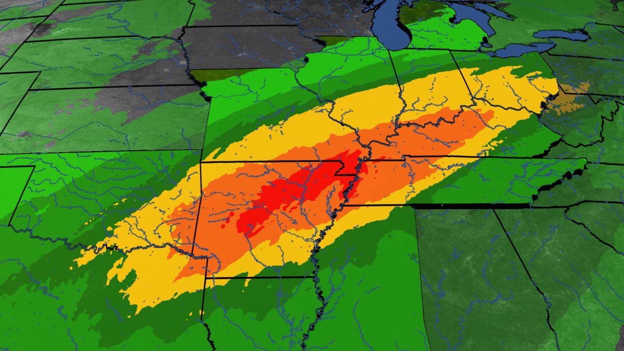 Banjir Dahsyat: Hujan Deras Landa Mid-South & Ohio Valley