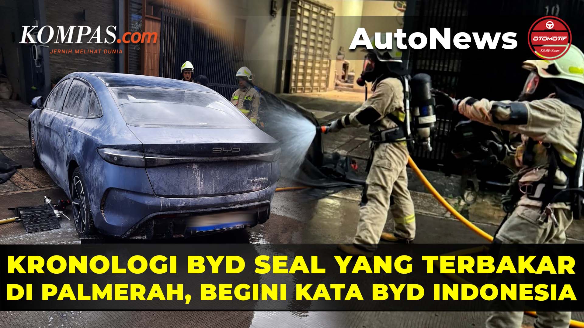 BYD Seal Terbakar Palmerah: Kronologi Lengkap