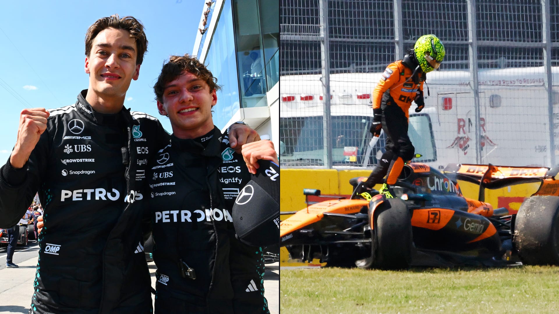 F1 Kanada: Russell Menang, Piastri-Norris Tabrakan