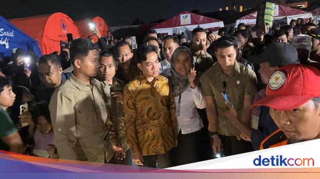 Gibran Bantu Korban Kebakaran Penjaringan