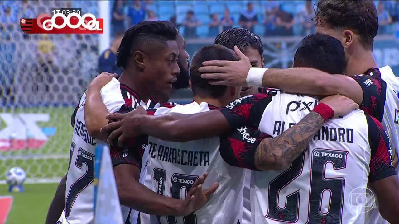 Gol Arrascaeta: Flamengo X Grêmio (3 Minutos)