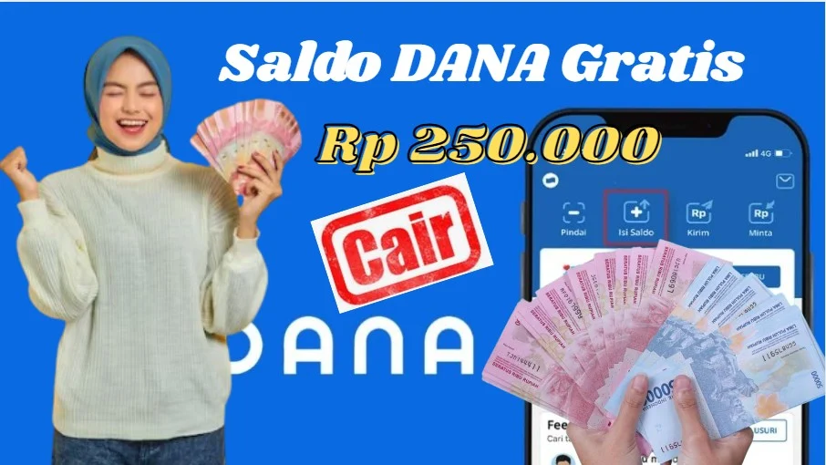 Klaim Saldo DANA Gratis Rp250.000