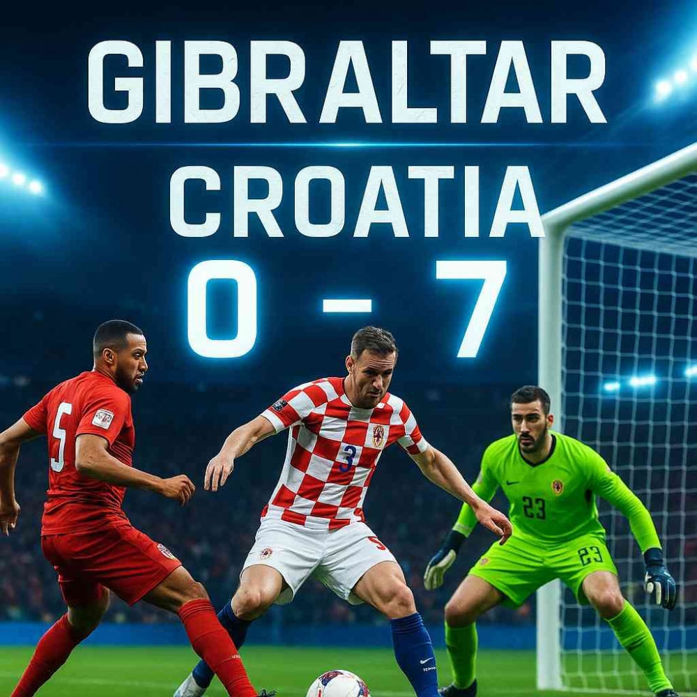 Kroasia Hancurkan Gibraltar 7-0: Perisic Bersinar