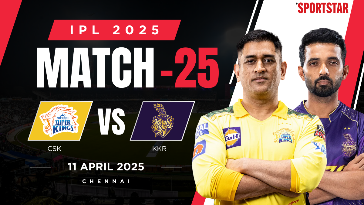 Live Score: CSK Vs KKR, IPL 2025 - Jadeja & Hooda Out!