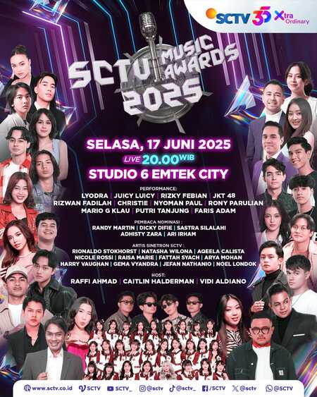 SCTV Music Awards 2025: Nostalgia & Lagu Remake Hits