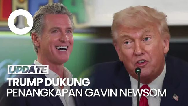 Video Trump Kecam Newsom: Gubernur Tak Kompeten